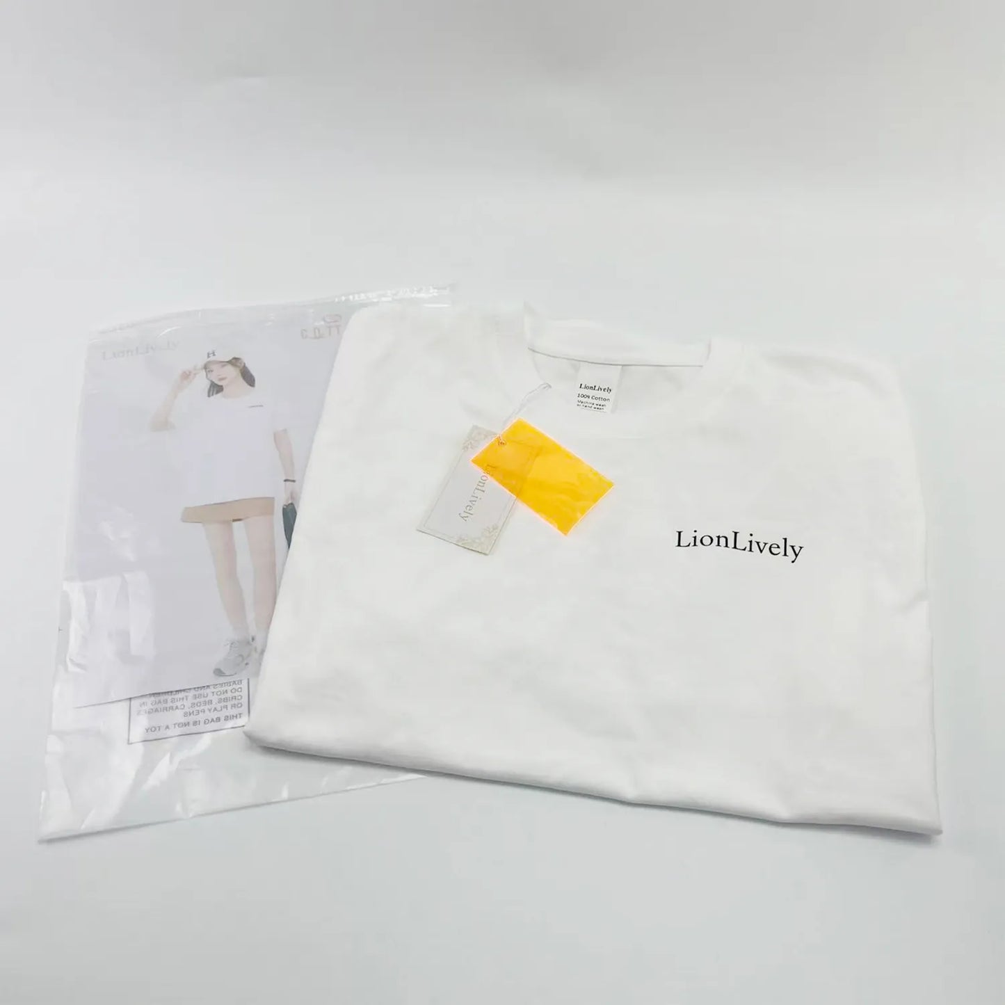 Lionlively Unisex Cotton Crew Neck T-Shirts, Versatile Soft Basics