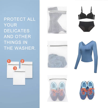 Durable Honeycomb Mesh Laundry Bags for Delicates