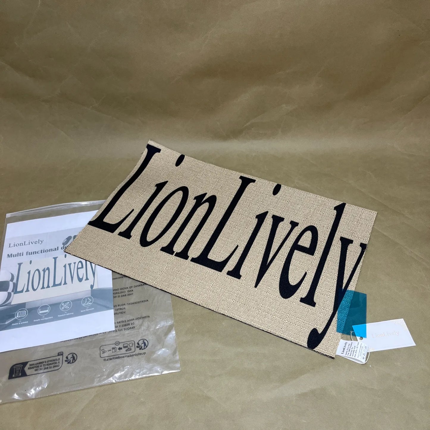 Lionlively linen floor mats