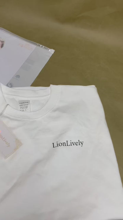Lionlively Unisex Cotton Crew Neck T-Shirts, Versatile Soft Basics