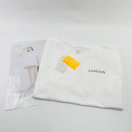 Lionlively Unisex Cotton Crew Neck T-Shirts, Versatile Soft Basics