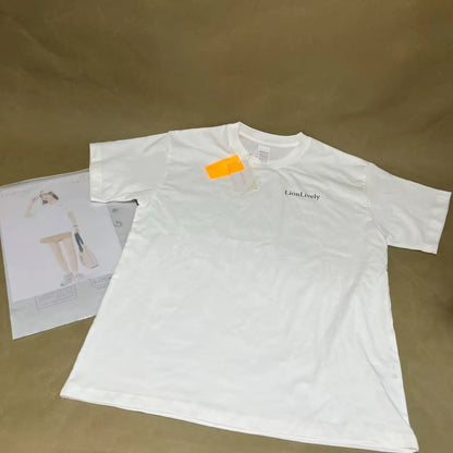 Lionlively Unisex Cotton Crew Neck T-Shirts, Versatile Soft Basics
